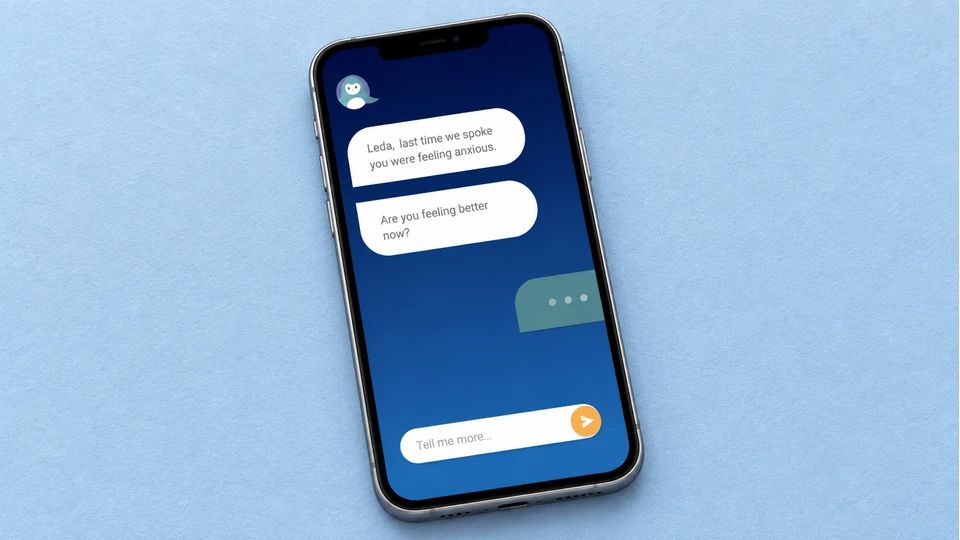 Wysa app screen displayed on a phone.