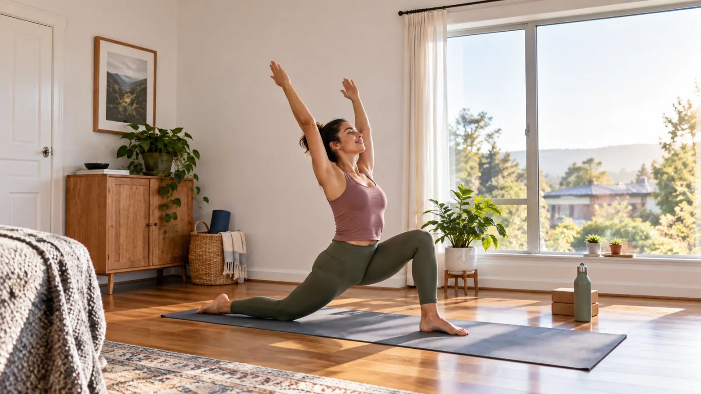 Morning yoga routine a gentle 10-minute flow for beginners