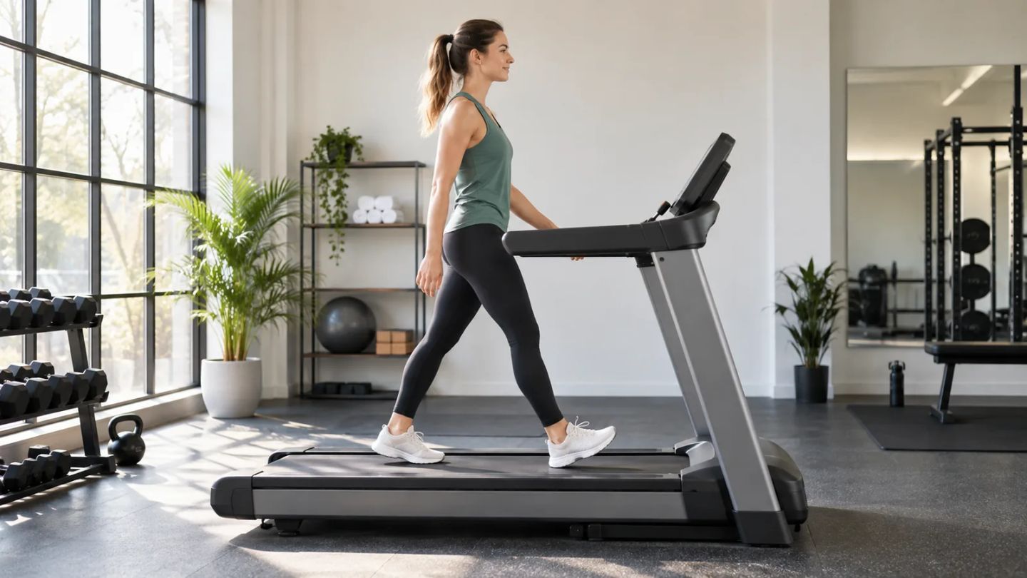 The treadmill walking workout you can follow start to finish