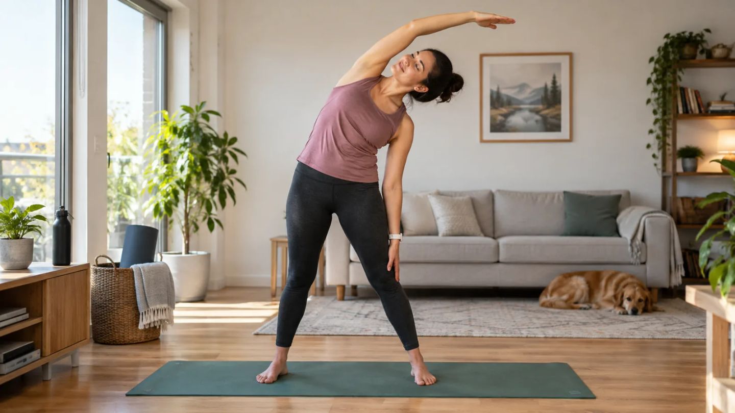 A full-body stretching routine 11 stretches, head to toe
