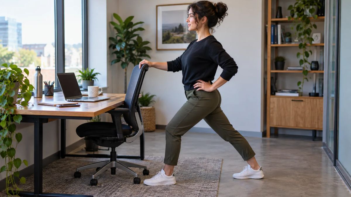 Stretches for sitting all day: a routine to undo the desk slump