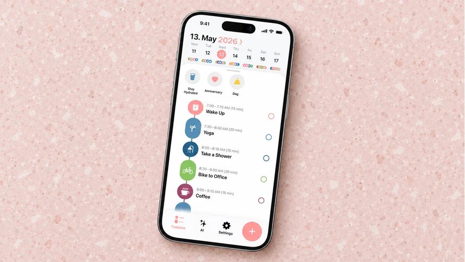 Structured displayed on a phone.
