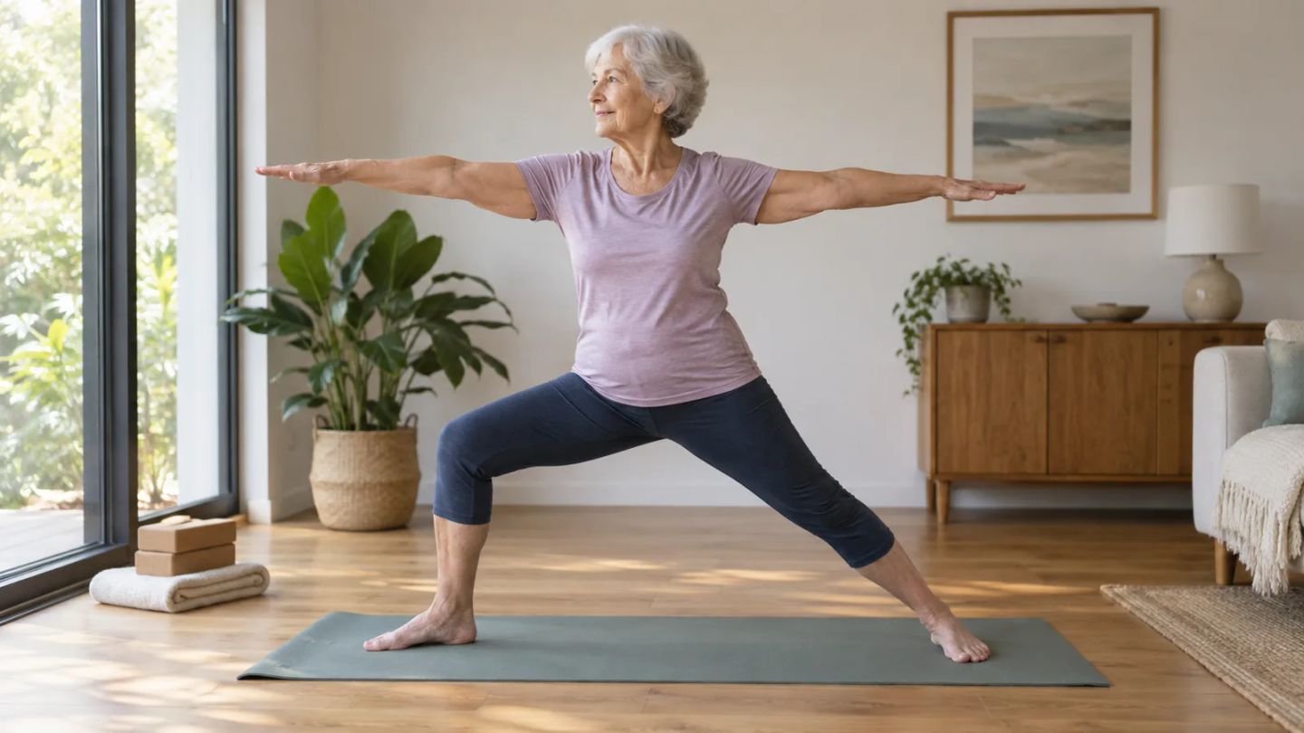 Yoga for beginners over 60 benefits, safety and a starter sequence