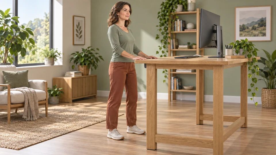 Shift weight gently from one foot to the other.
