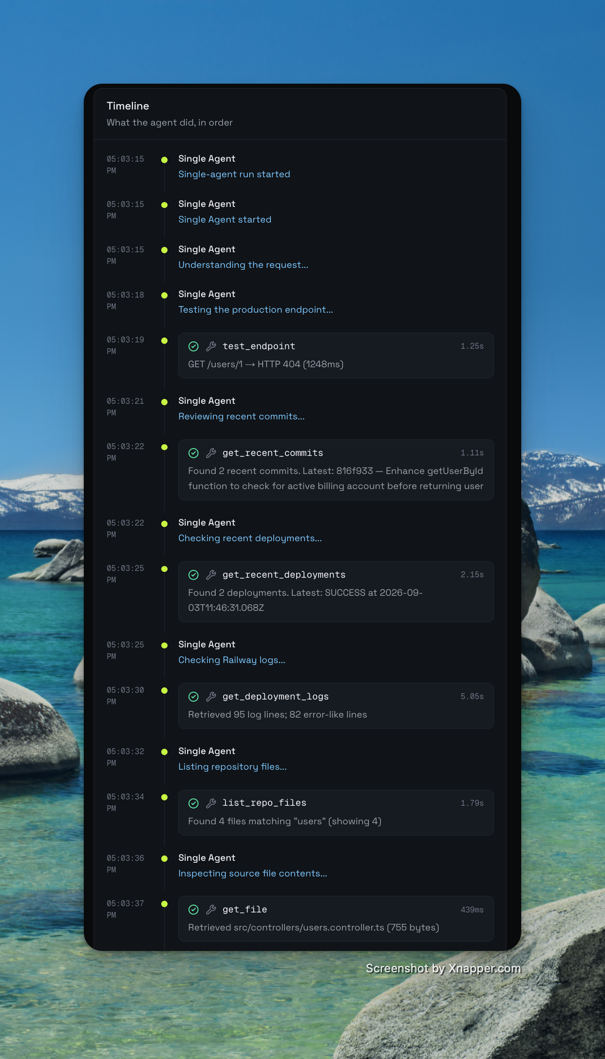 Single agent calling different tools