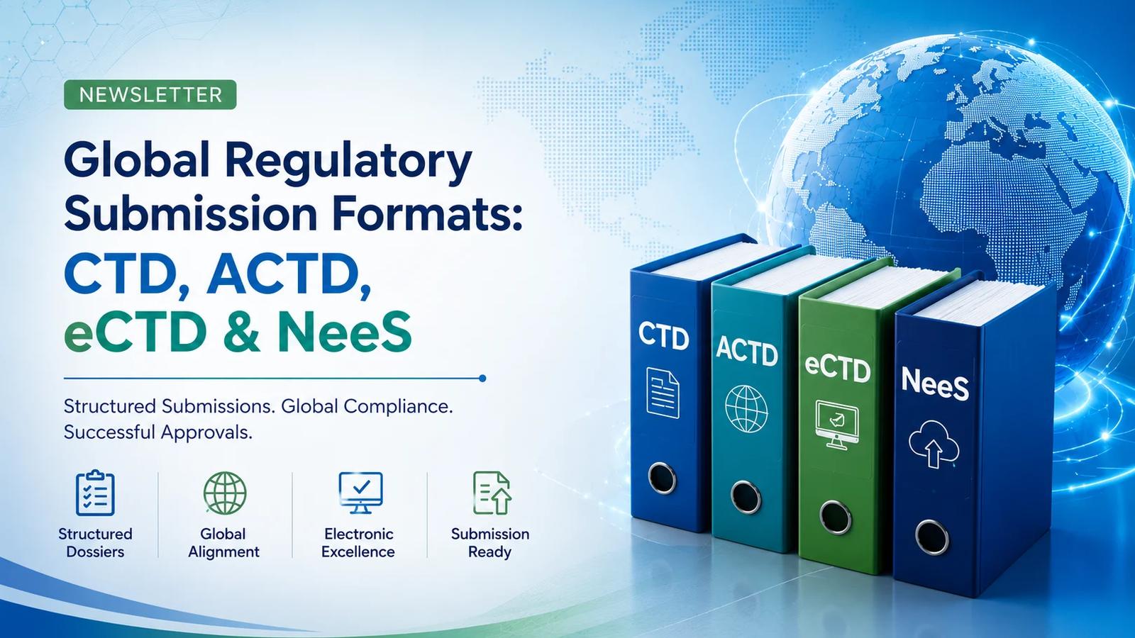Global Regulatory Submission Formats: CTD, ACTD, eCTD & NeeS
