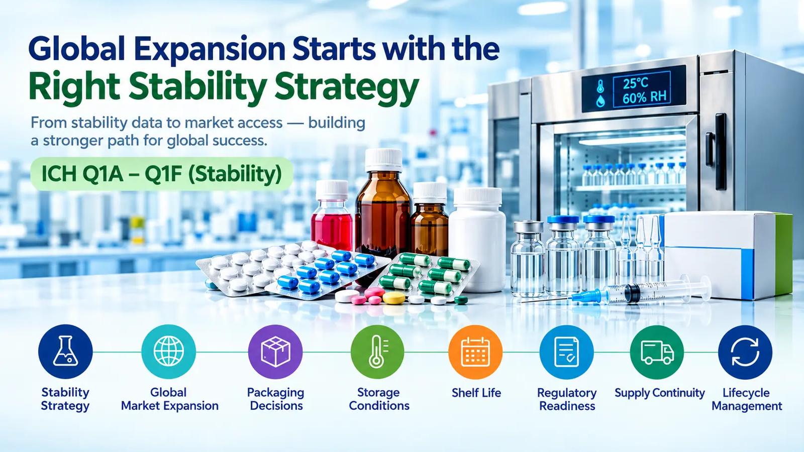 Pharmaceutical Stability Strategy for Global Market Expansion: From Shelf Life to Regulatory Readiness