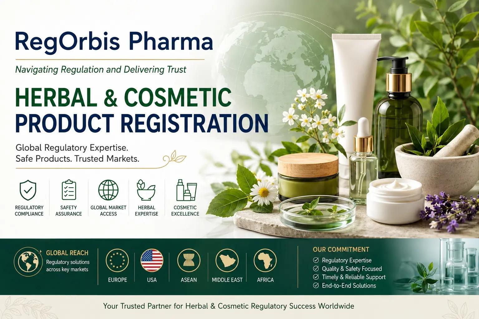 Herbal & Cosmetic Product Registration: Global Regulatory Requirements & Key Challenges