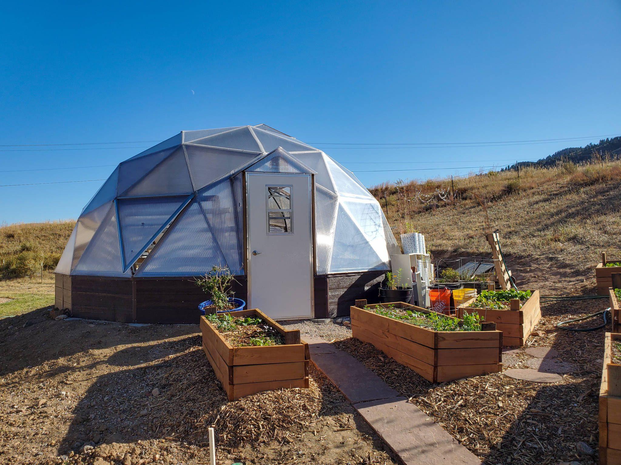 22-foot Growing Dome greenhouse at Colorado School of Mines in Golden, Colorado