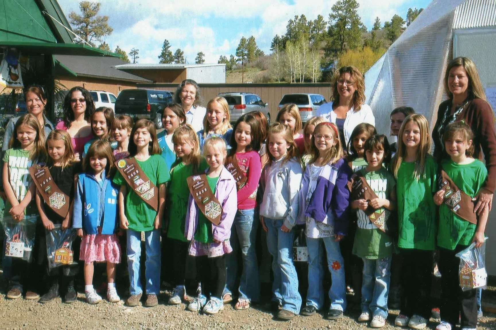Girl Scout Troops Build Greenhouse image