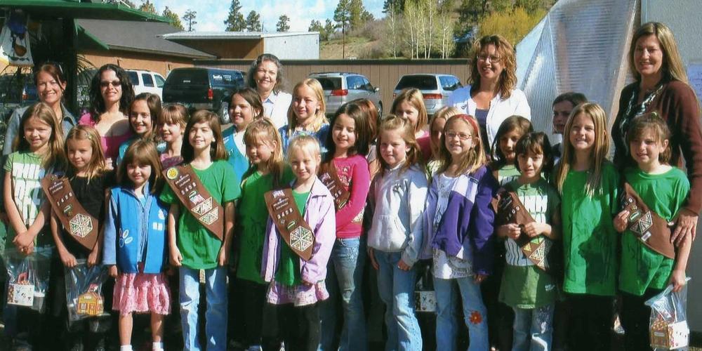 Girl Scout Troops Build Greenhouse image