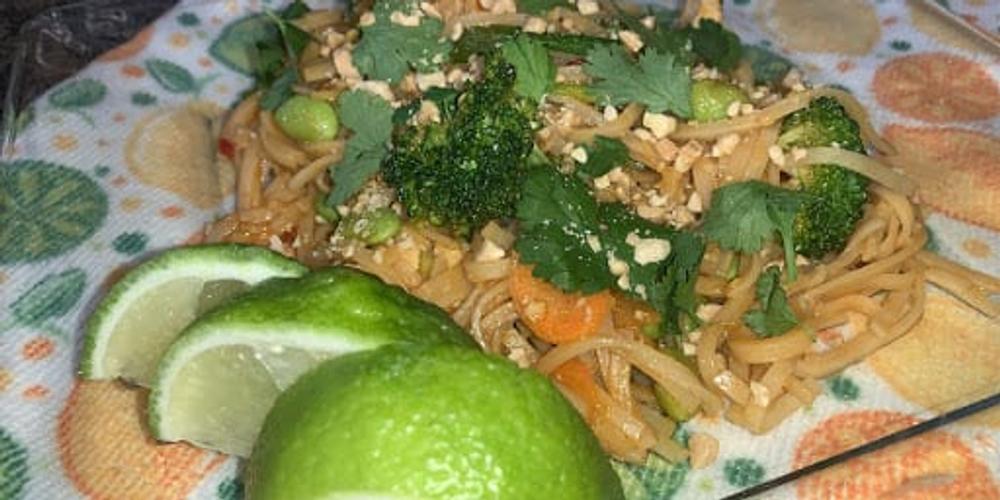 Simple Pad Thai Recipe: Shrimp, Chicken, or Vegan. image