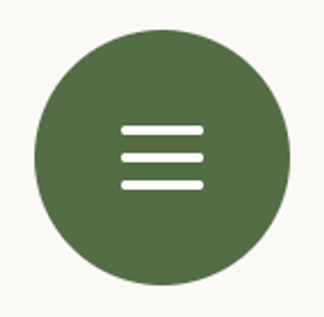 Green circle with three white lines