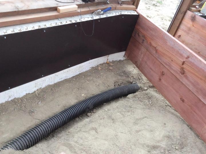 Undersoil Ventilation routed underneath door