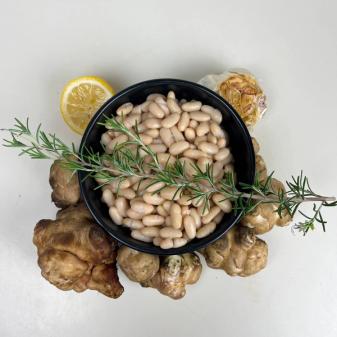 Rosemary and Roasted Garlic White Bean Dip Ingredients