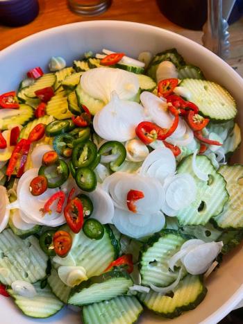 Cucumber salad