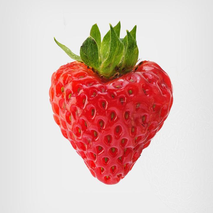 heart shaped strawberry