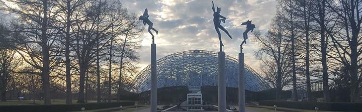 Climatron Geodesic Dome Greenhouse inspired by Buckminster Fuller