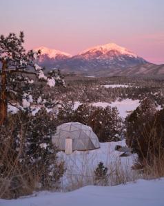 sunrise with Growing Dome