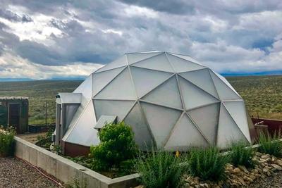 Growing Dome greenhouse in the Arizona high desert