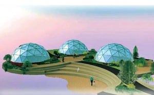 rendering of a dream greenhouse project