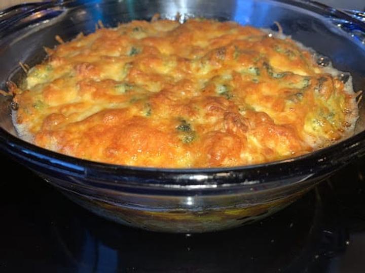 Broccoli Casserole in Preprepared Baking Dish