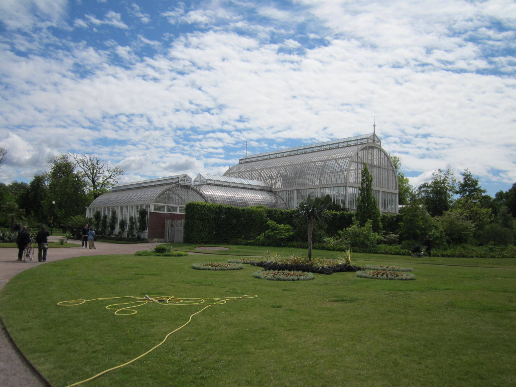 Large gothic style greenhouse in Sweden