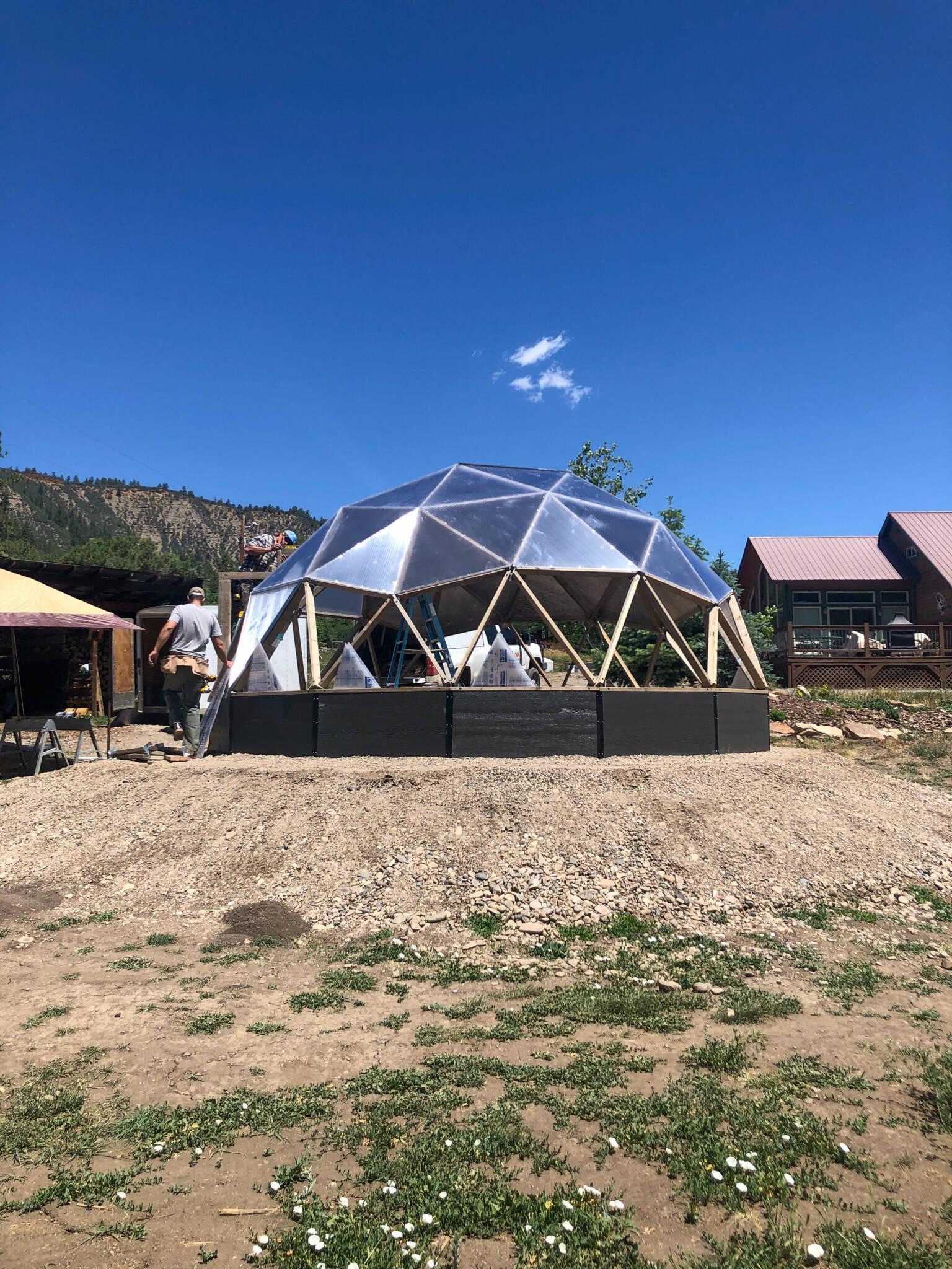 Building a backyard greenhouse