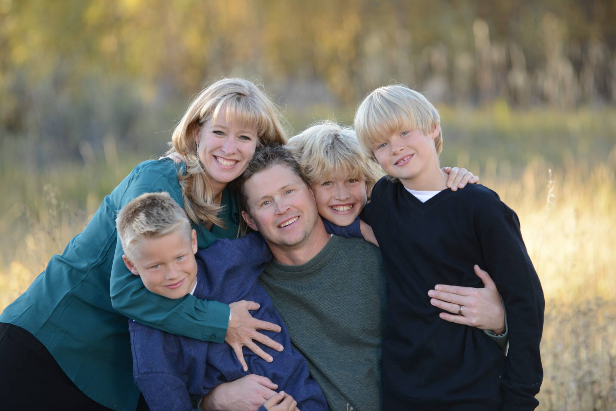 family portrait of the Tingleys