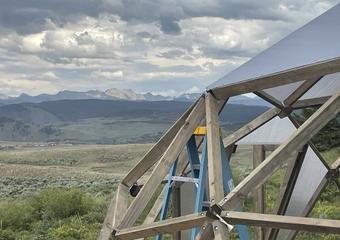 Growing Dome under construction