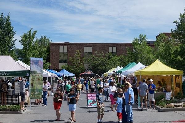 booths at durango farmers market
