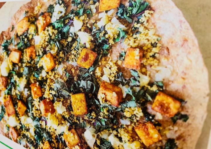 Skinny Buffalo Mushroom Pizza