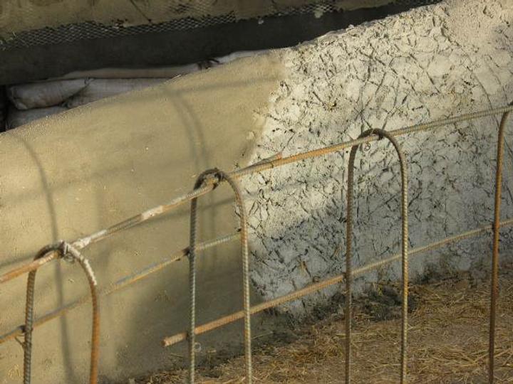 Extra rebar for stucco frame