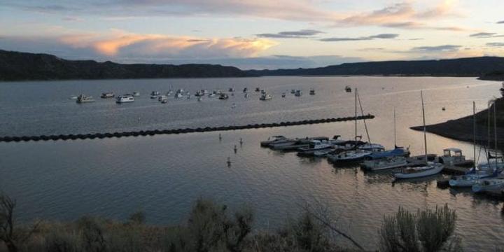 boat dock on Navajo lake