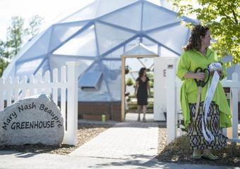 The Boys and Girls Clubs and the YMCA of Greater Waterville, Maine open new 42-foot Growing Dome Greenhouse image