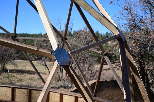 Geodesic Dome Greenhouse Hub and Strut