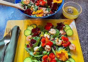 Shrimp-Nasturtium-Salad-Finished-