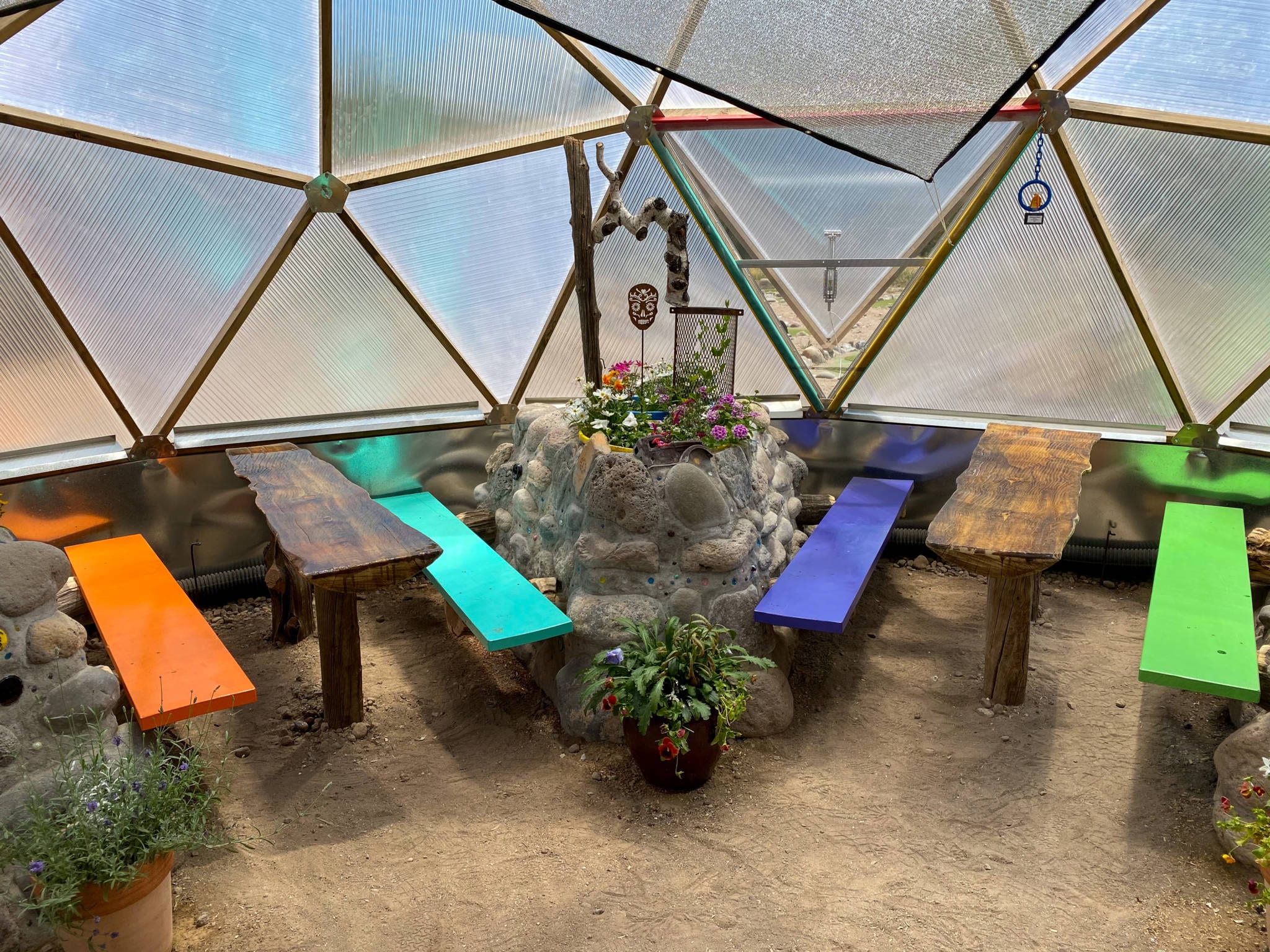 Inside Rachel's She Shed Greenhouse