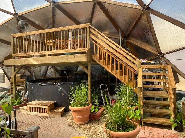 pond deck