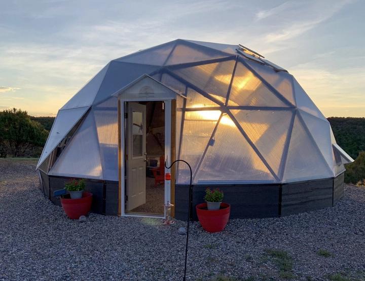 sunlight coming though the greenhouse