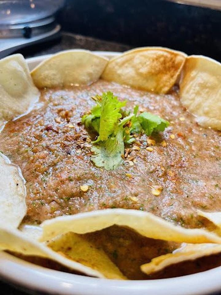 fresh homemade salsa in a bowl
