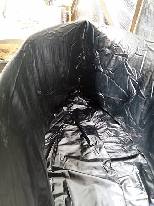 Custom Pond Liner for 26' Growing Dome Greenhouse