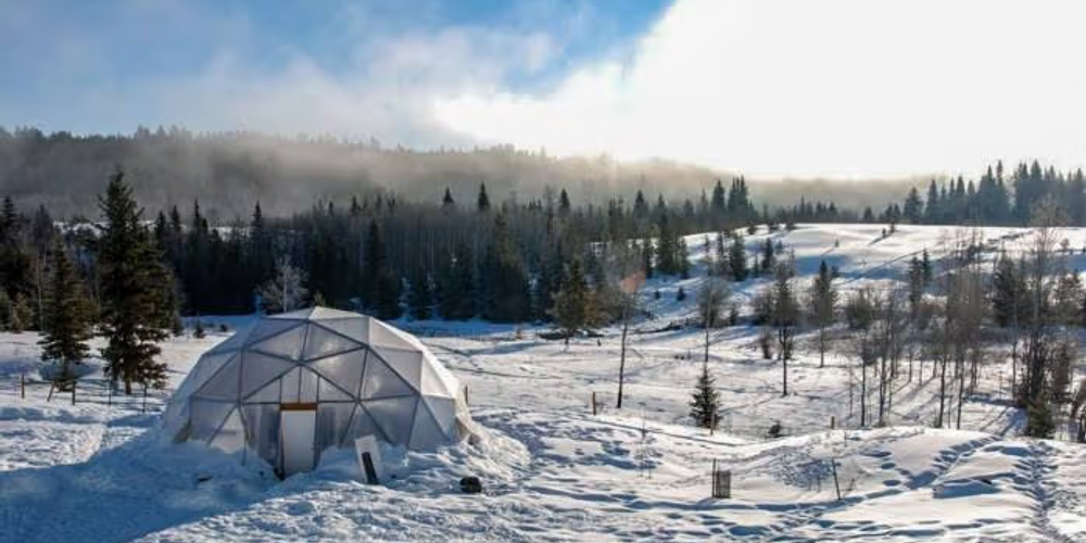 Growing Dome Greenhouse featured on Casa TV in Quebec, Canada image