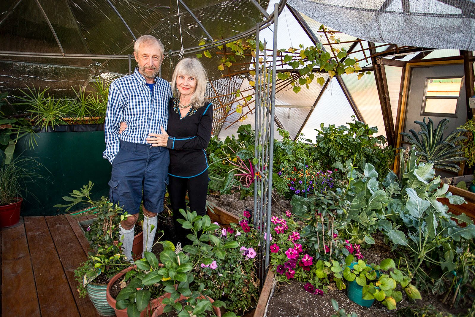 Original founders of Growing Spaces, Udgar and Puja