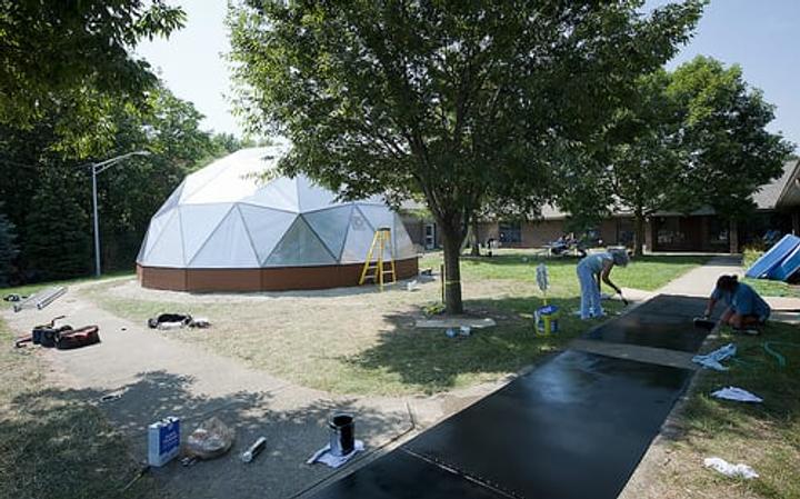 Mini University Growing Dome greenhouse