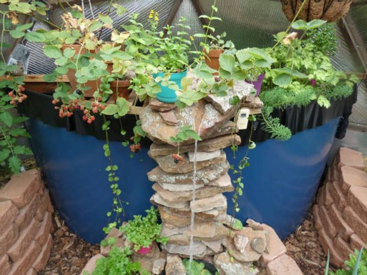 rock water feature