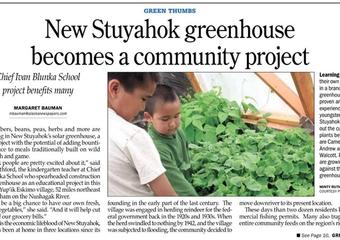 New Stuyahok, AK Builds Their Own Growing Dome Greenhouse