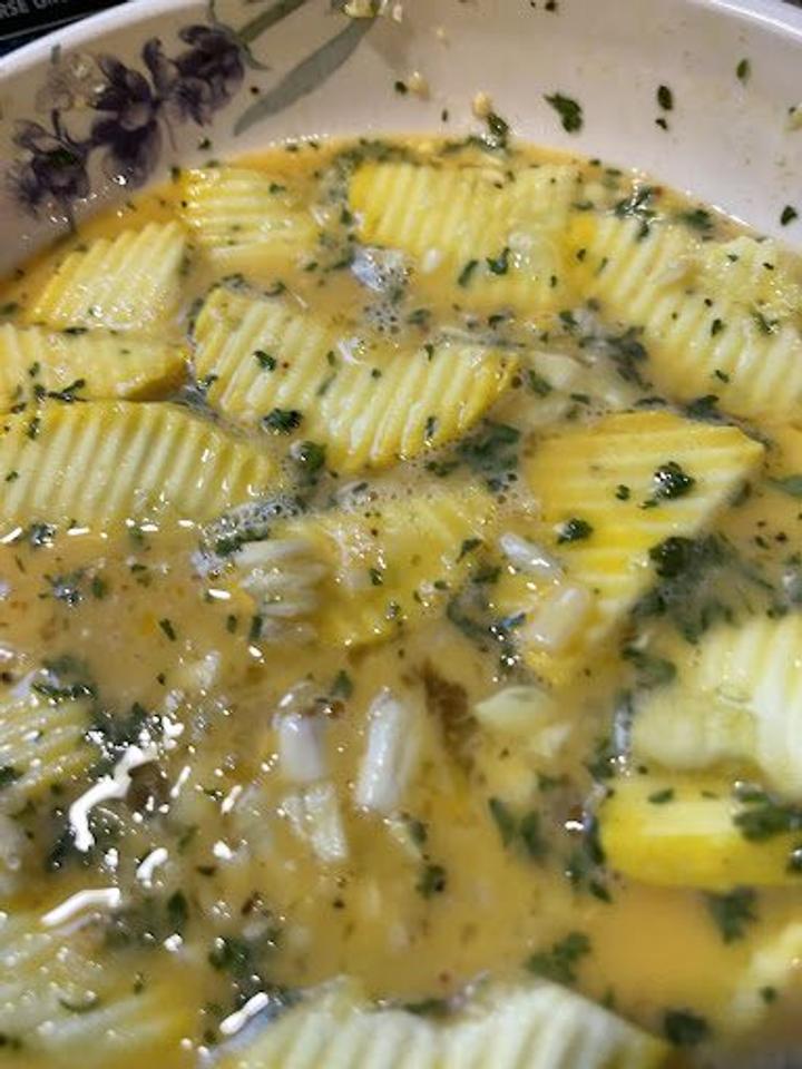 soaking squash chips