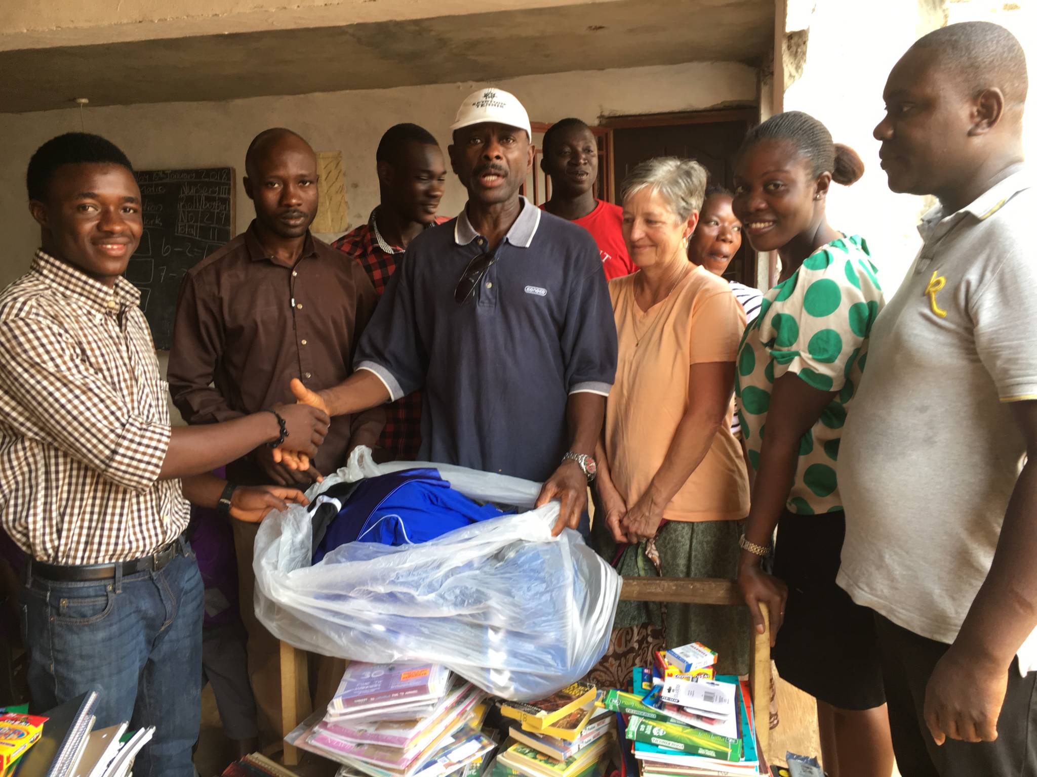 School supply delivery in Sierra Leon