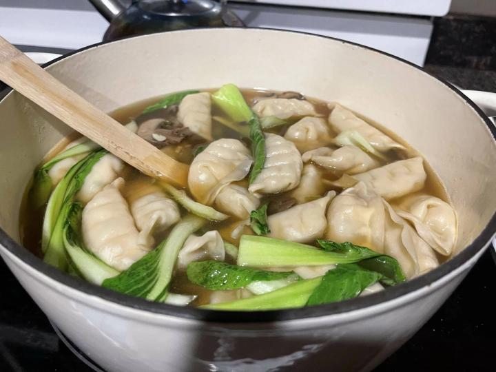 cooking bok choy